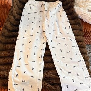Miu Miu Logo Jeans